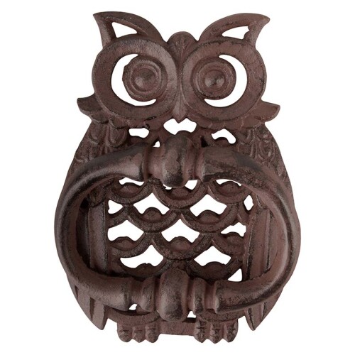 Cast Iron Owl Door Knocker